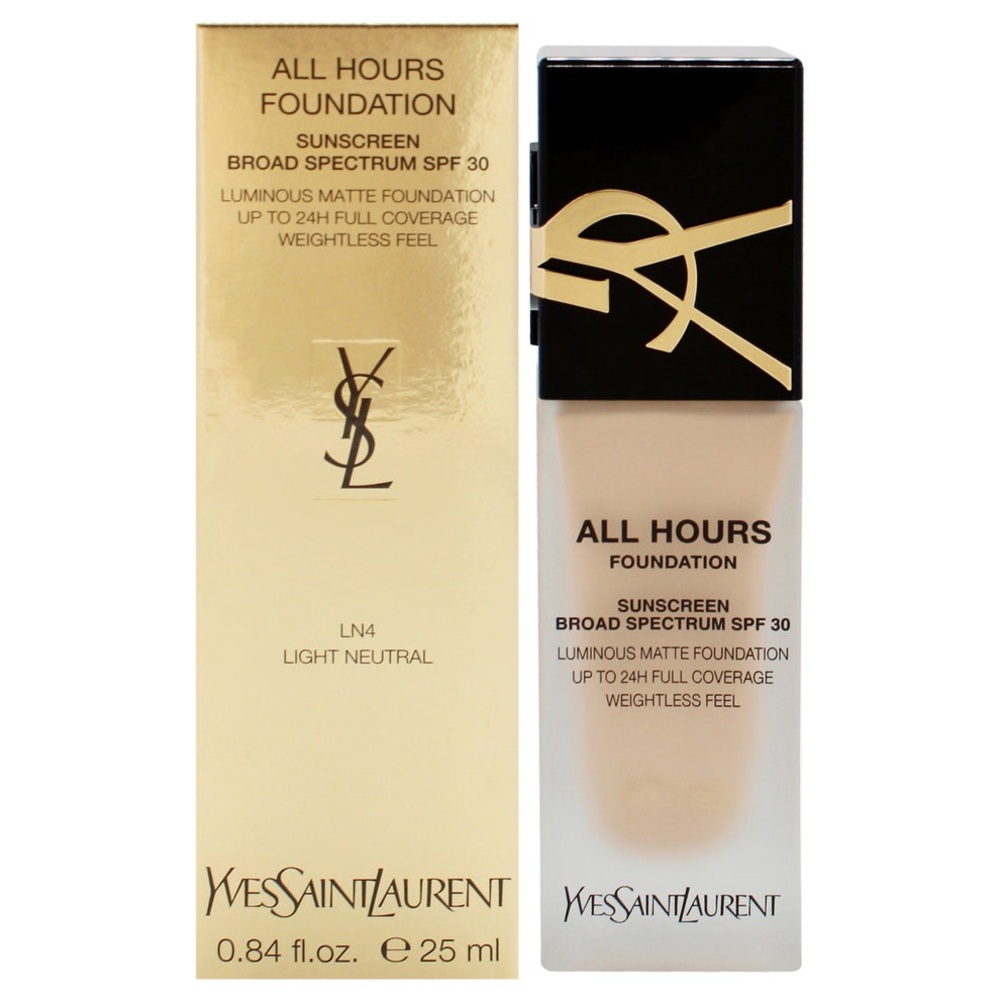 NIB Yves Saint Laurent All Hours Foundation SPF 20 | BR50 Cool Honey - Picture 3 of 7